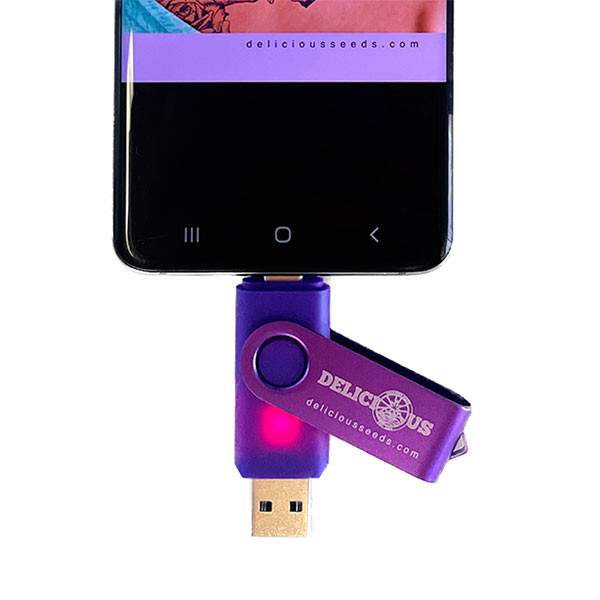 PEN DRIVE 4 Gb DELICIOUS SEEDS - Merchandising - Cannabis Seeds